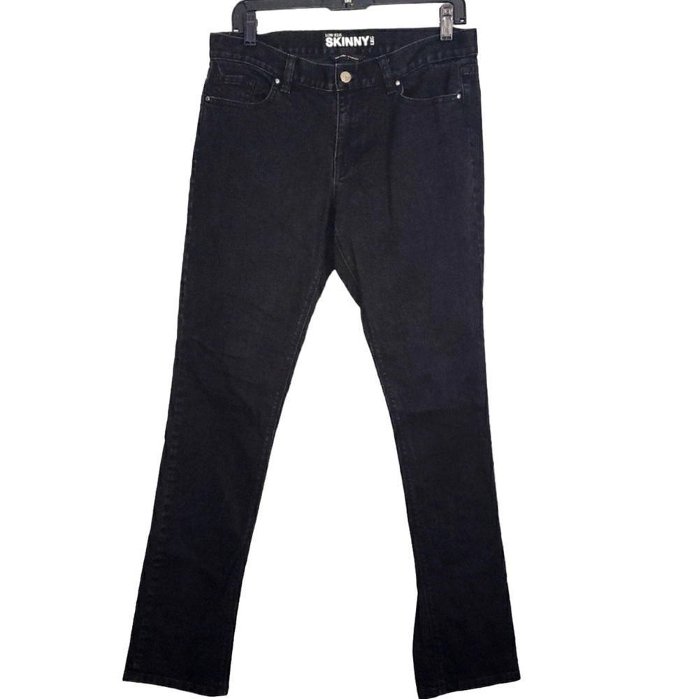 New York & Company Low Rise Black Skinny Leg Jeans